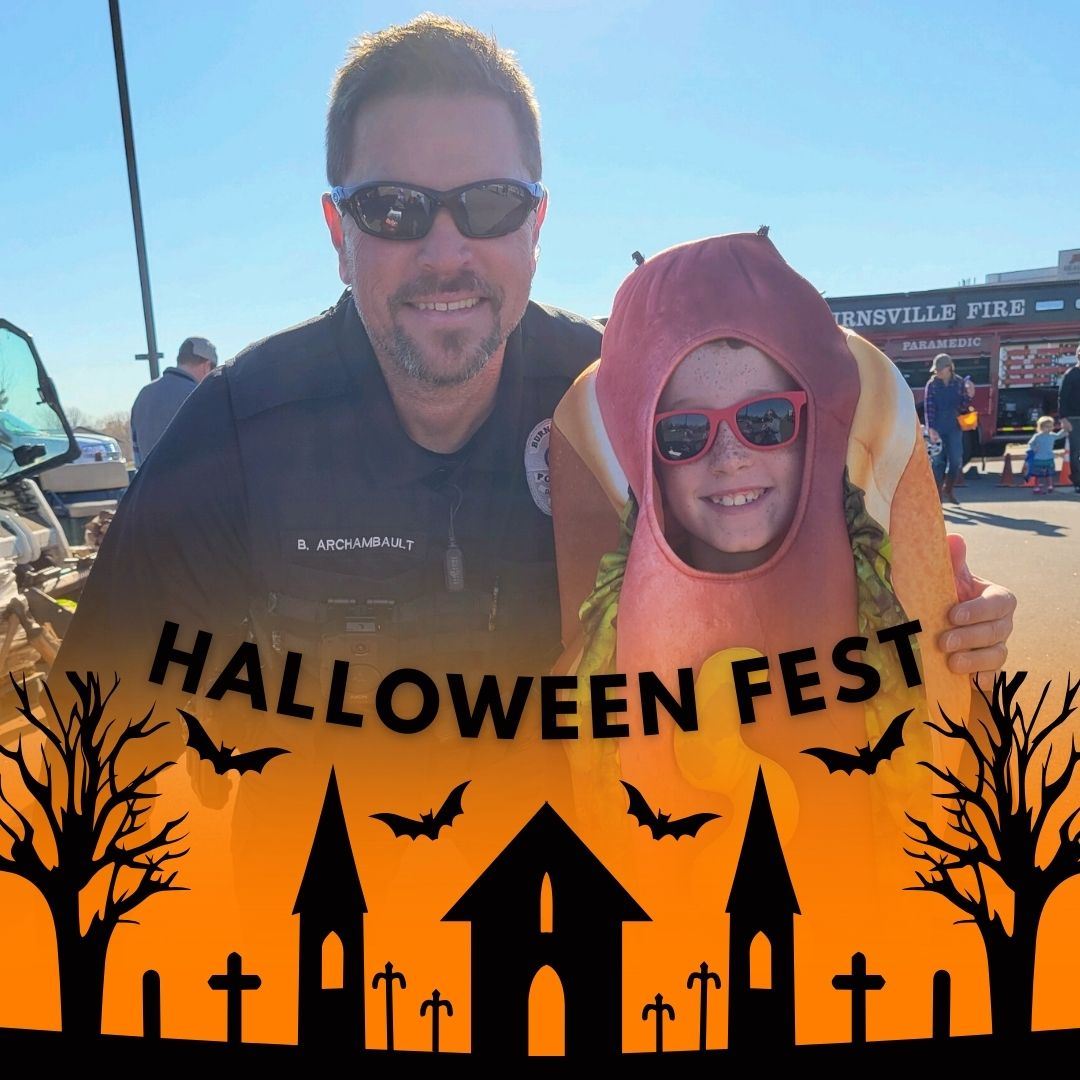 Orange and black Halloween Fest promotion