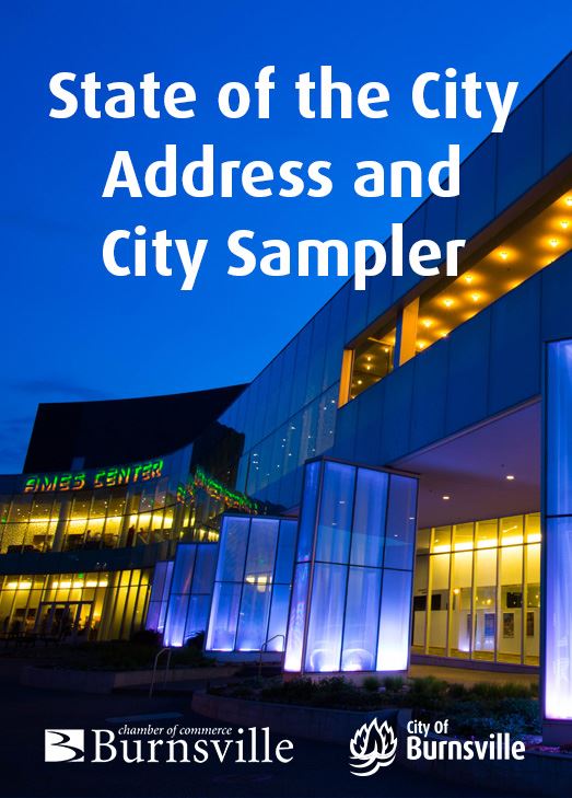 Ames center with State of the city text