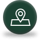 Green button with icon of a map point